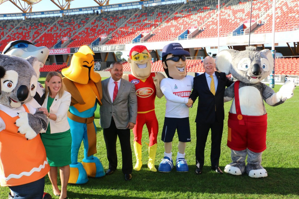 Queensland's Minister for the Commonwealth Games launched the competition to find a mascot for Gold Coast 2018 on Australian television
