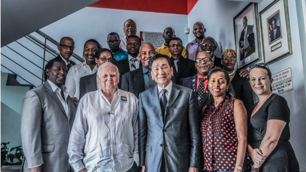 AIBA President C K Wu travelled to the Caribbean to discuss development of the region's national boxing federations ©AIBA