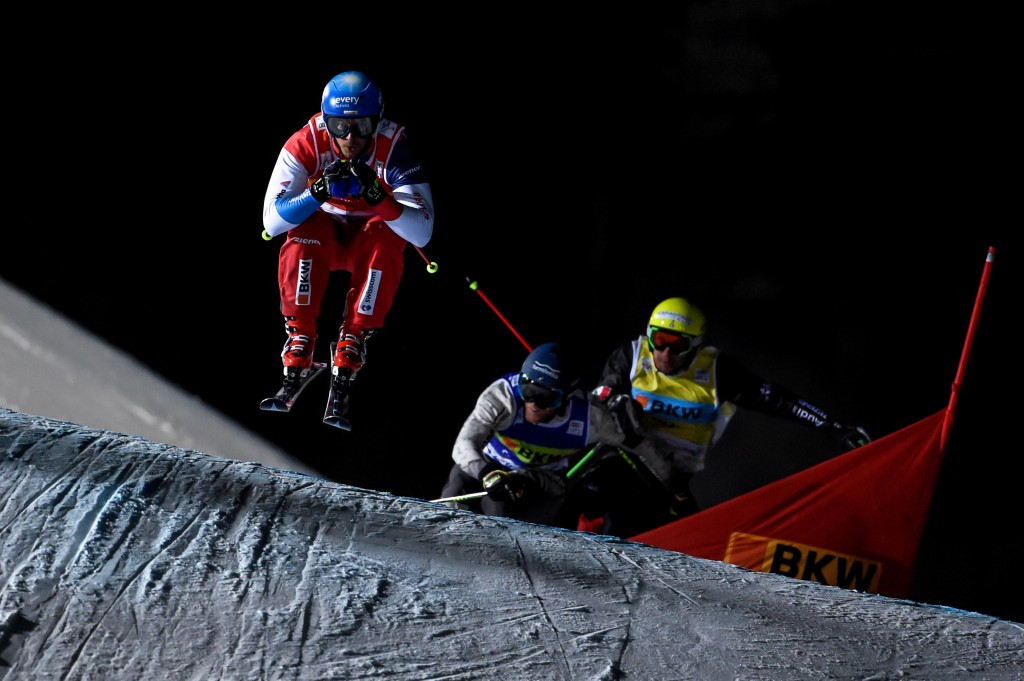Switzerland's Romain Detraz won his first-ever World Cup race in the men's event ©Getty Images