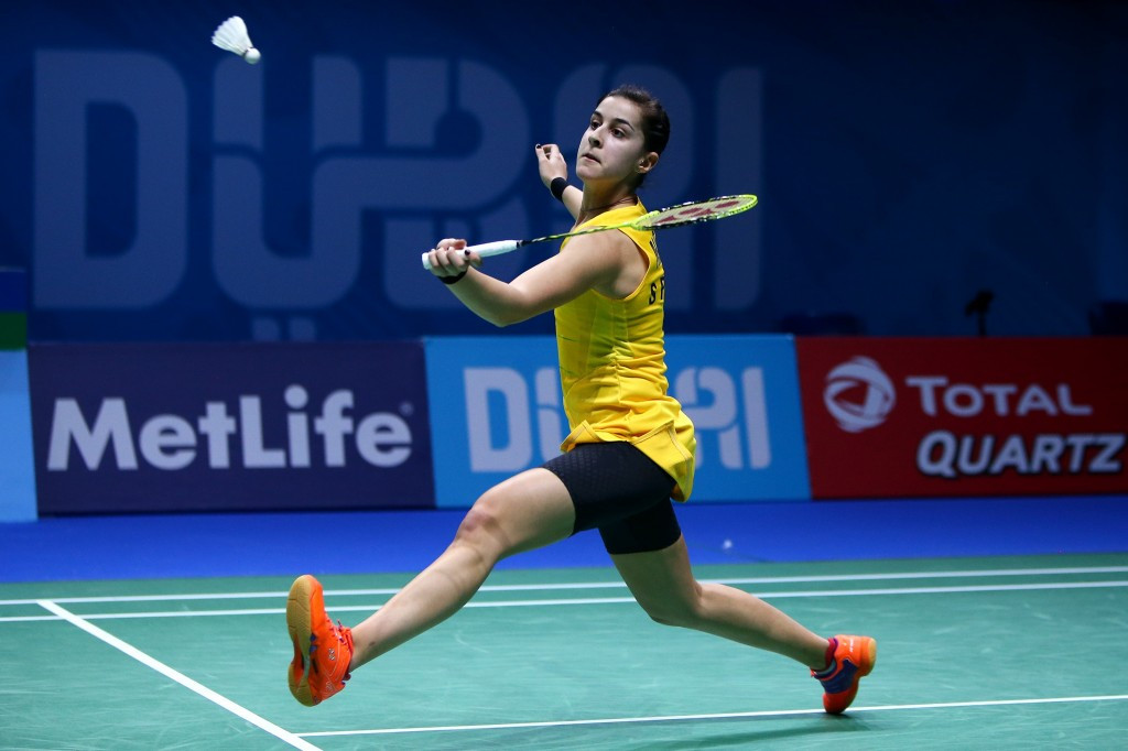 Olympic champion Carolina Marin fell to a dramatic loss on day one ©Getty Images