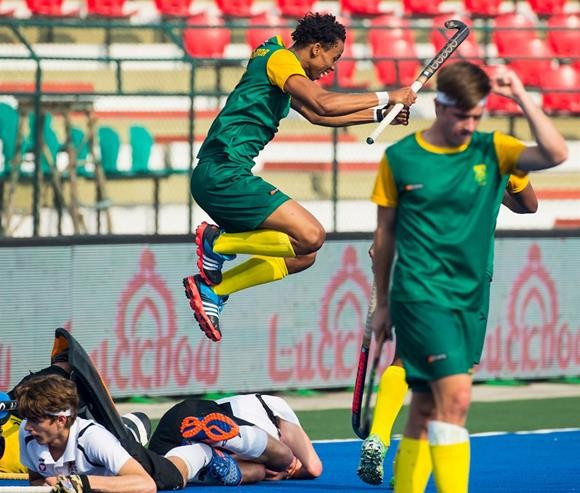 The South African team defeated Austria 4-2 this afternoon in Lucknow ©FIH