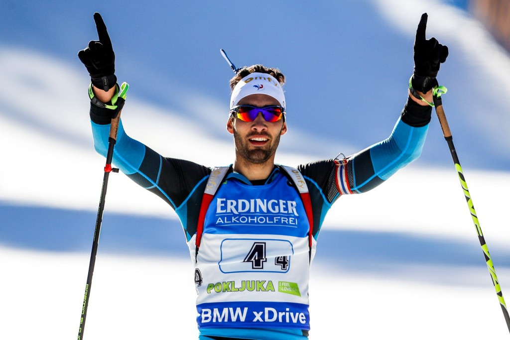 Martin Fourcade currenty leads the men's IBU World Cup standings after two events ©Getty Images