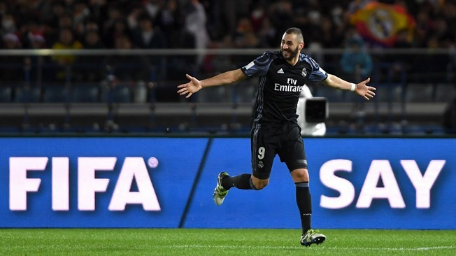 Karim Benzema got on the scoresheet as Real Madrid beat Club América 2-0 ©Getty Images