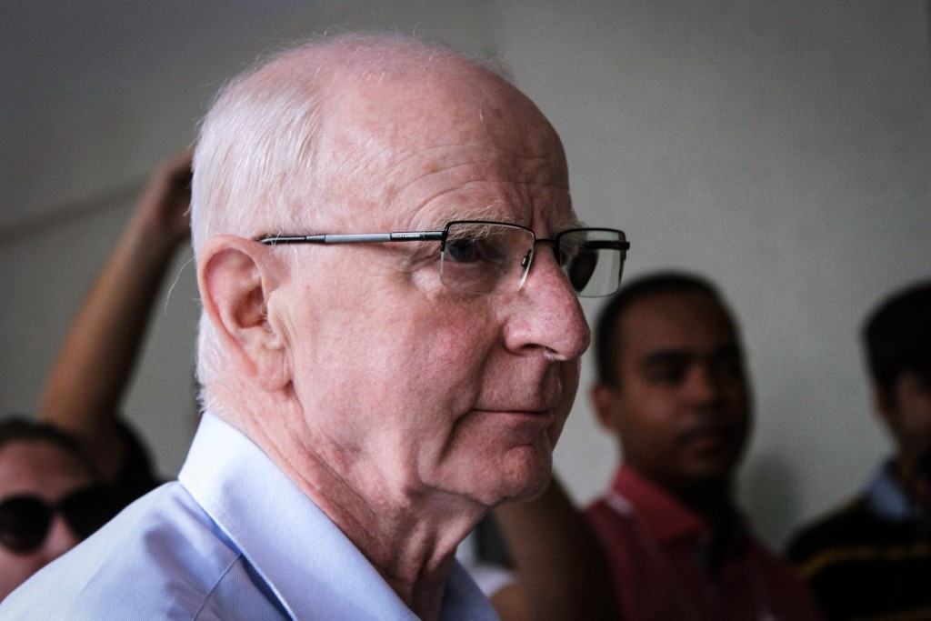Stephen Martin was among the OCI officials questioned by Brazilian police following the arrest of longstanding President Patrick Hickey (pictured) in Rio de Janeiro in August ©Getty Images