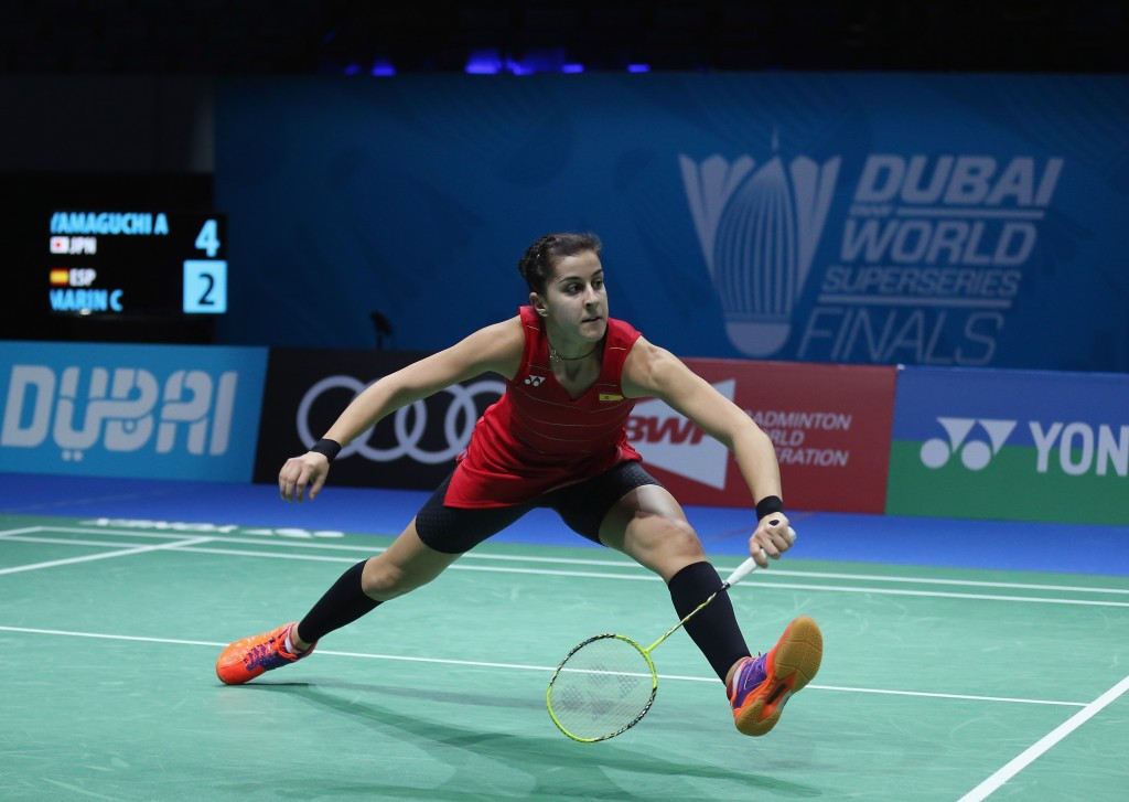 Carolina Marin was beaten again to leave the Olympic champions' semi-final hopes handing by a thread ©Getty Images