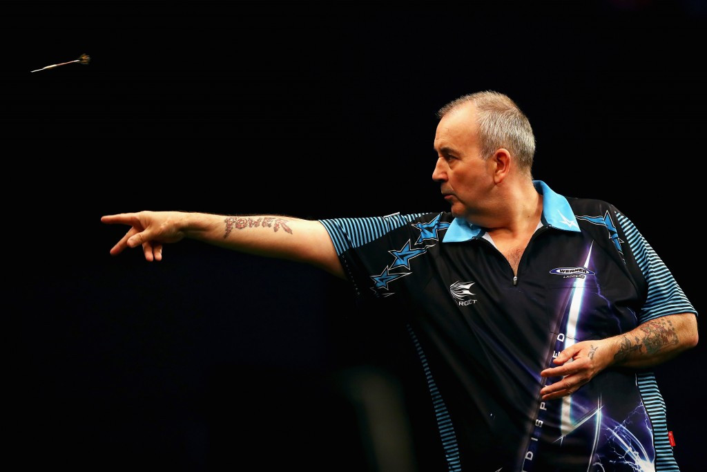 Darts icon Phil Taylor makes the list at number 25 ©Getty Images