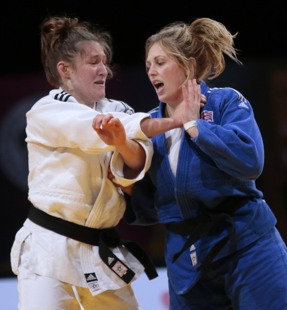 Natalie Powell (left) has been included in the top level of funding by British Judo, but Gemma Gibbons (right) has not, saying she declined the offer from British Judo ©Getty Images