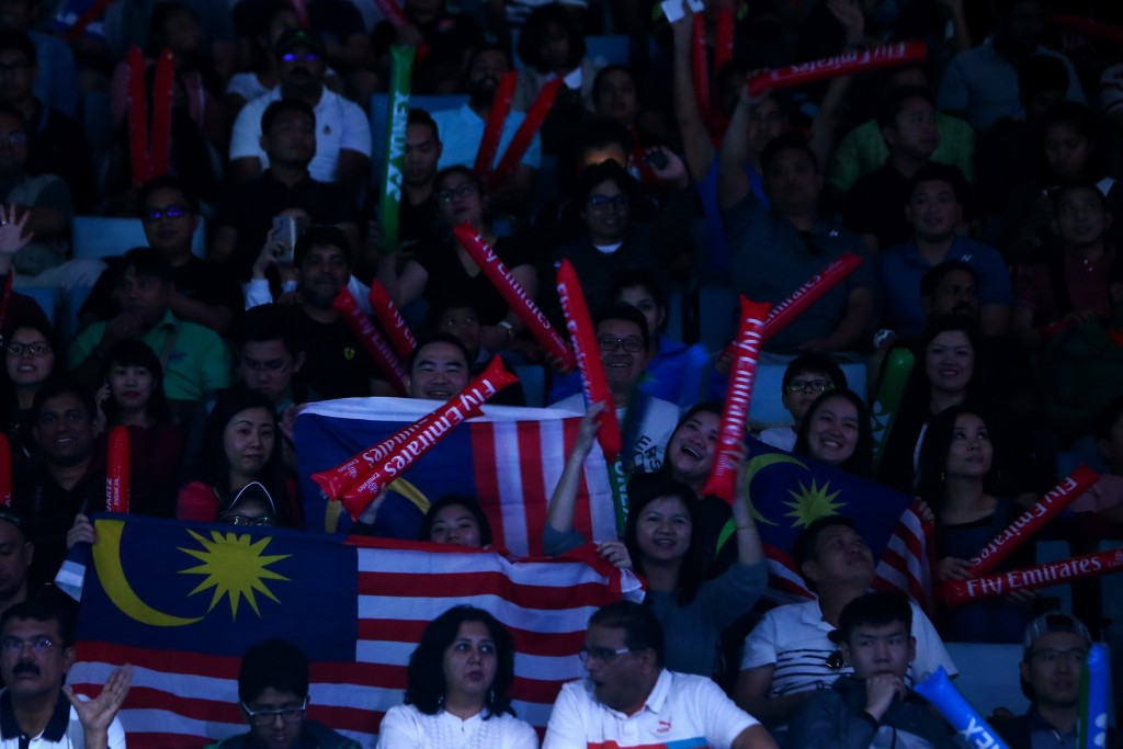 Malaysian fans were out in force to support Lee Chong Wei ©Getty Images