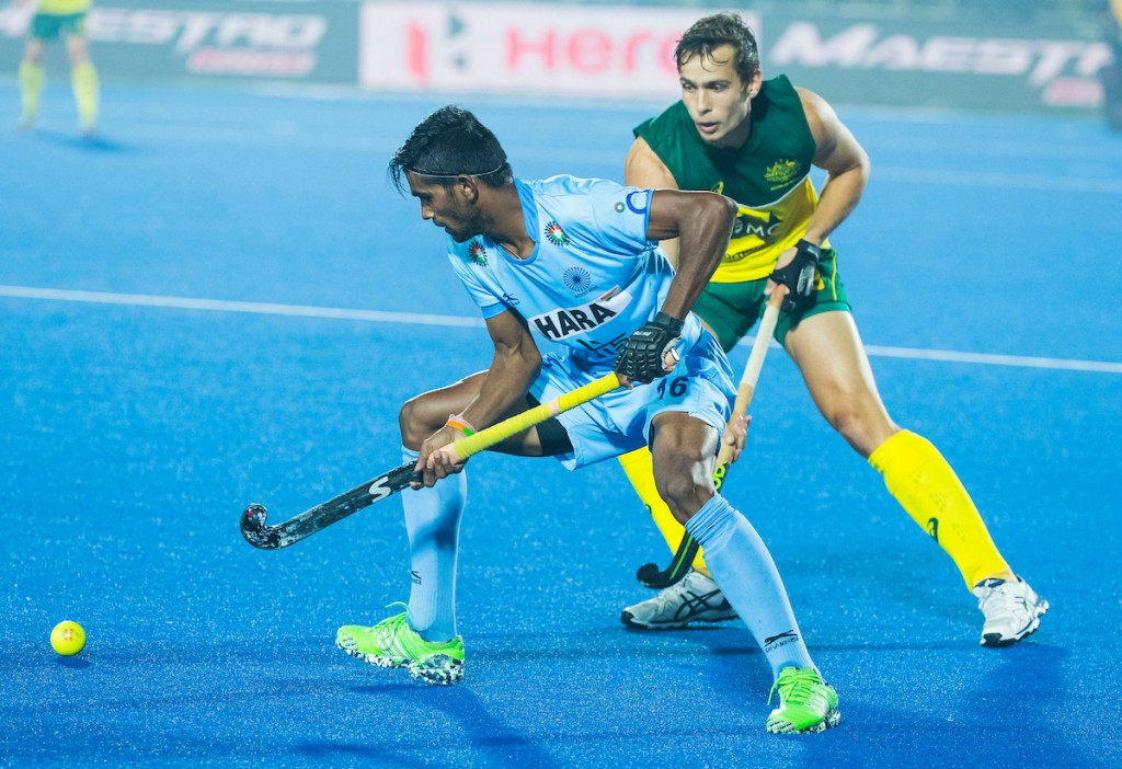 Hosts India triumphed in a shoot-out against Australia ©FIH