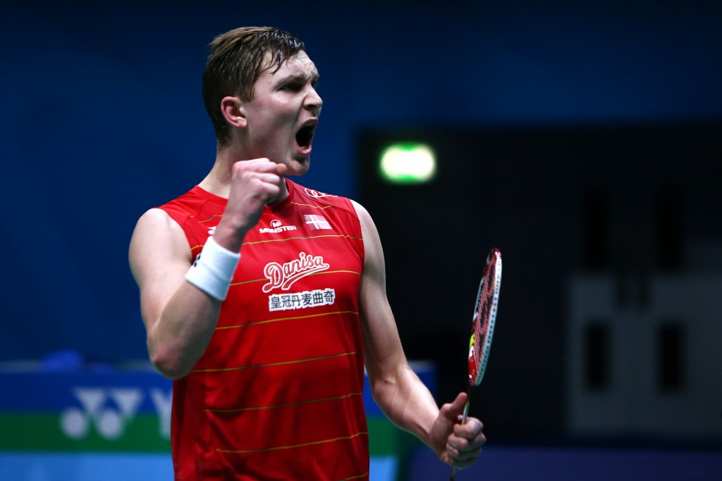 Viktor Axelsen beat Lee Chong Wei for the first time to reach the semi-finals ©Getty Images