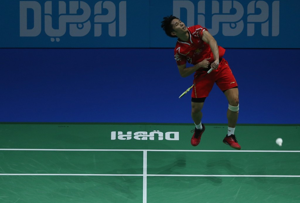 Tian Houwei reached the men's singles final in Dubai ©Getty Images