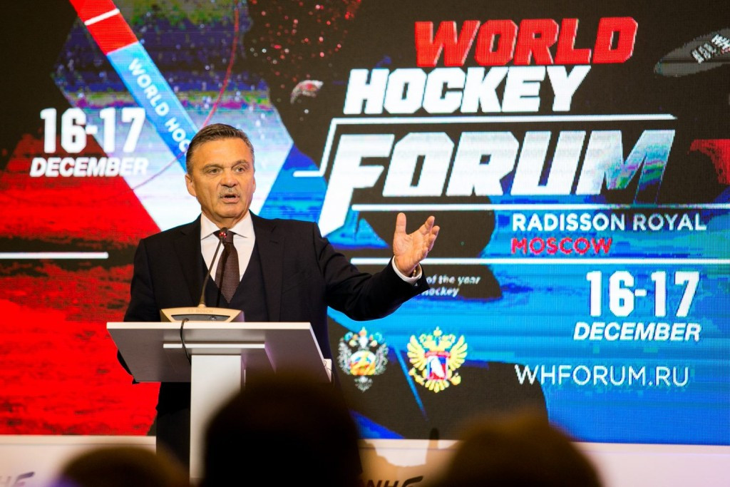 René Fasel has promised that Russia will not be stripped of the U18 World Championship in 2018, despite the publication of the McLaren Report ©World Hockey Forum