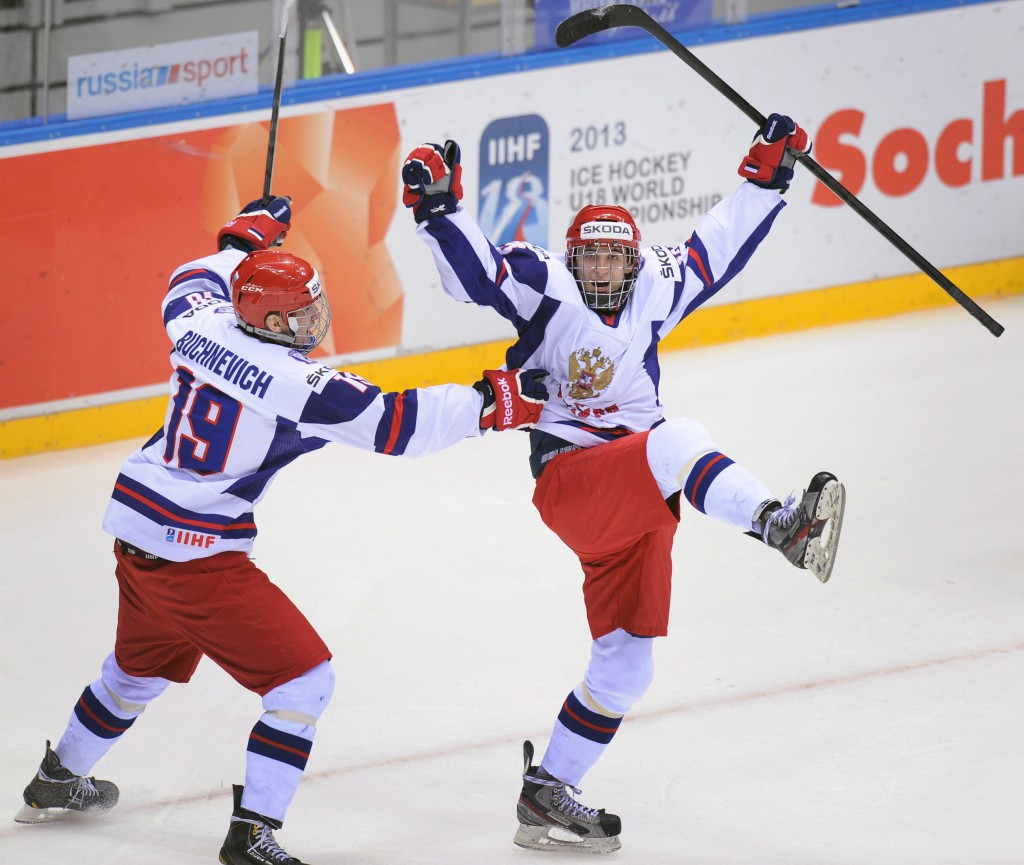 Russia is due to the host the U18 World Championship for the fourth time in 2018, having last staged it in 2013 ©Getty Images 