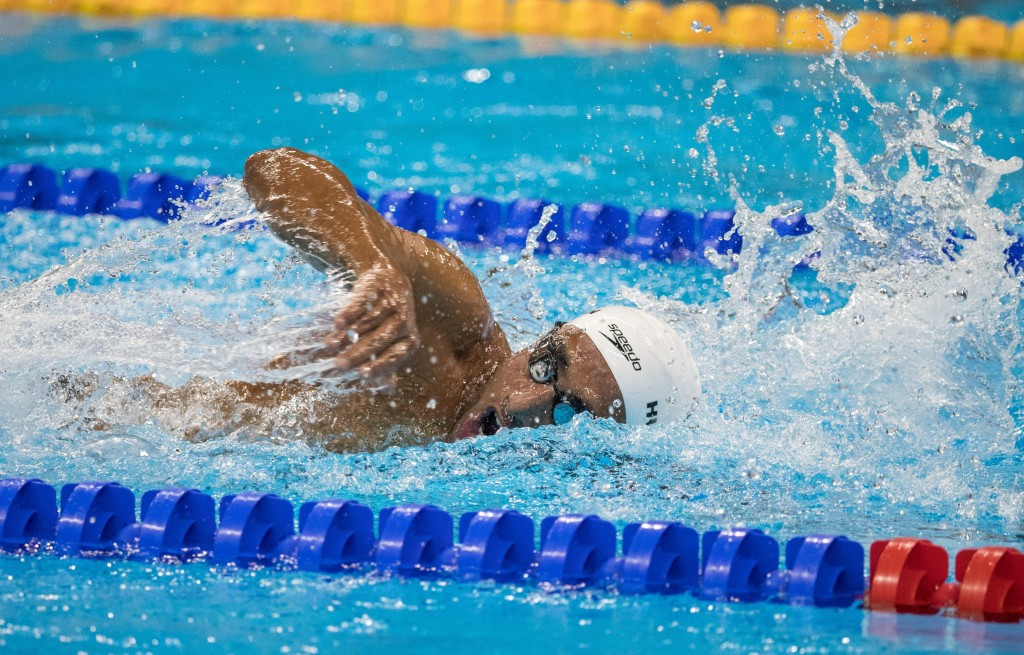 Ibrahim Al-Hussein competed in swimming at the Rio 2016 Paralympic Games ©Getty Images