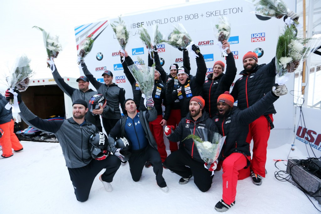 Peter clinches first World Cup four-man victory in Lake Placid