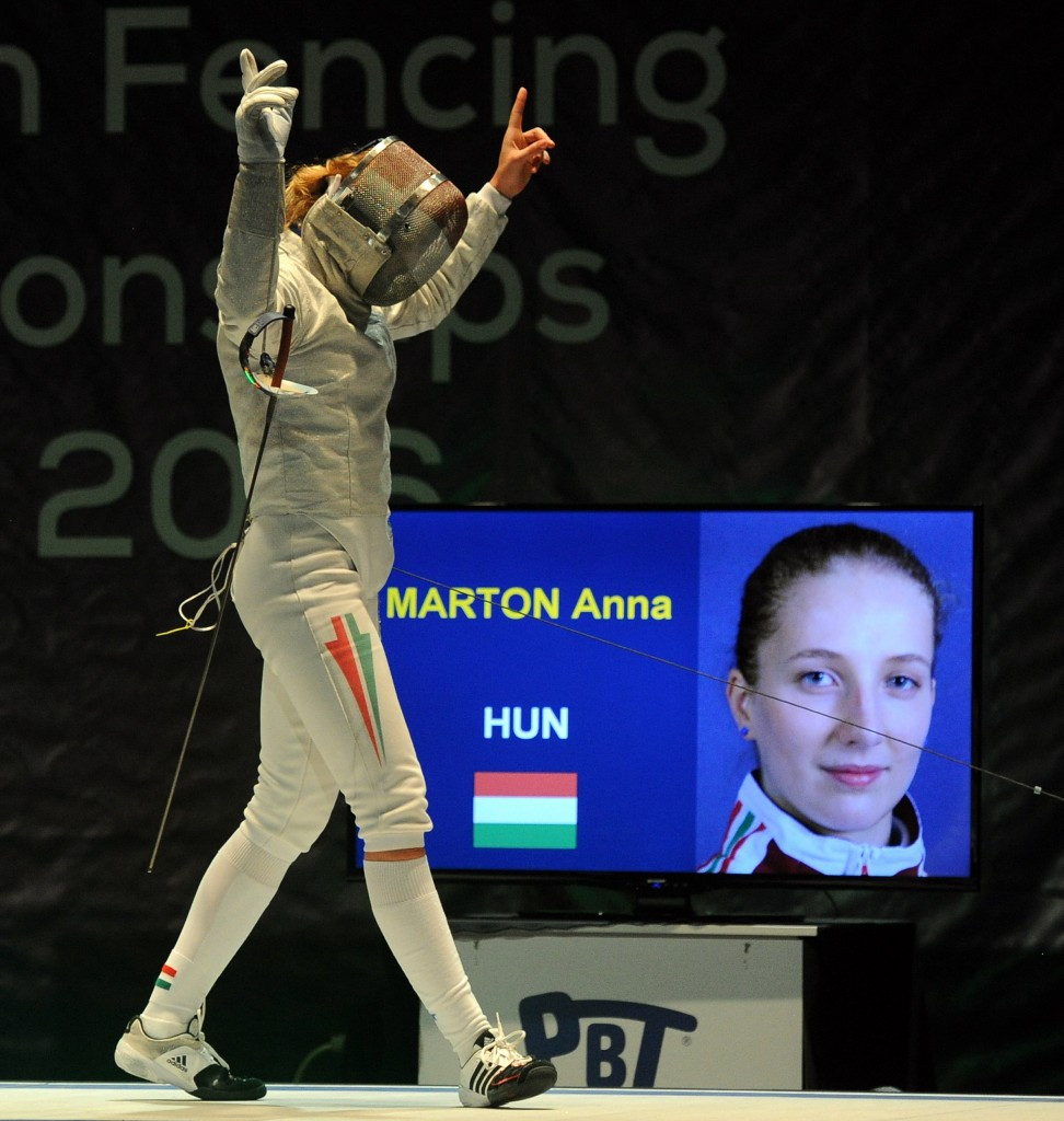 Anna Marton of Hungary had to settle for second place at the Grand Prix event ©Getty Images