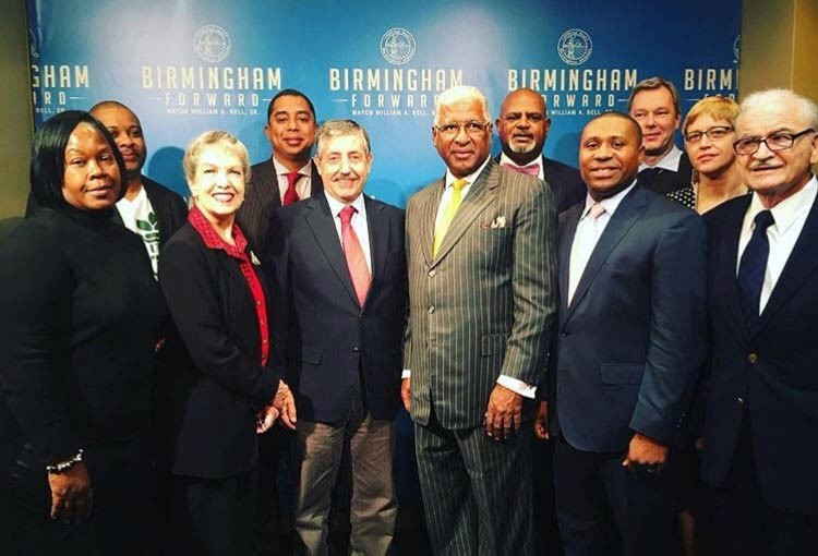 A World Games delegation visited Birmingham in the United States ©IWGA