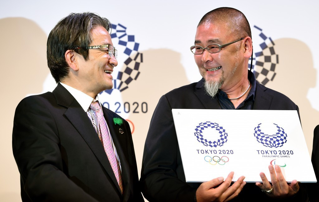 The replacement logo for the Tokyo 2020 Olympic and Paralympic Games was met with a mixed response when it was unveiled in April after the initial design had been scrapped due to allegations of plagarism ©Getty Images