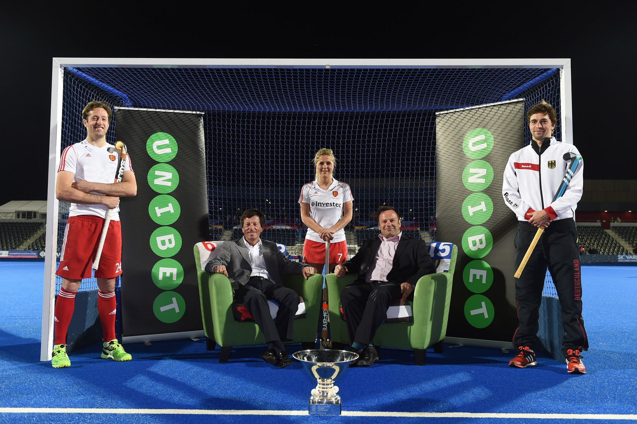 Online gambling company Unibet have been announced as title sponsors of the 2015 EuroHockey Championships ©England Hockey