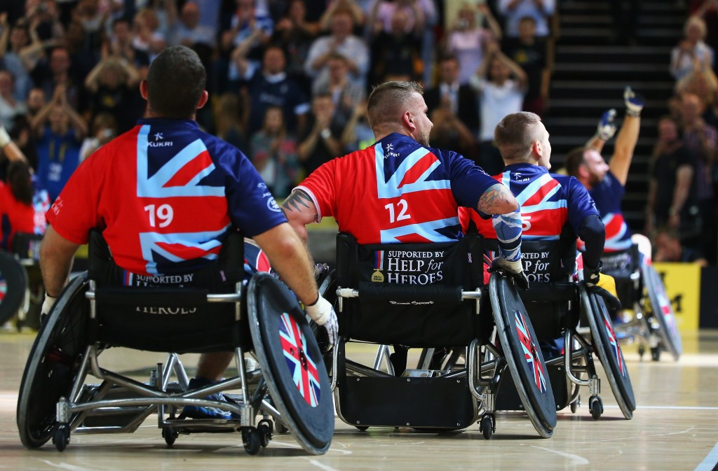 Great Britain's wheelchair rugby team have been particularly harshly treated in UK Sport funding ©Getty Images