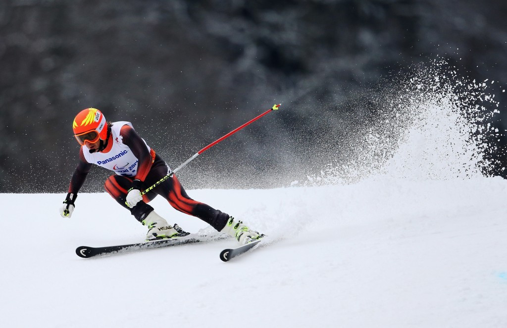 Santacana Maiztegui claimed giant slalom gold in St Moritz ©Getty Images