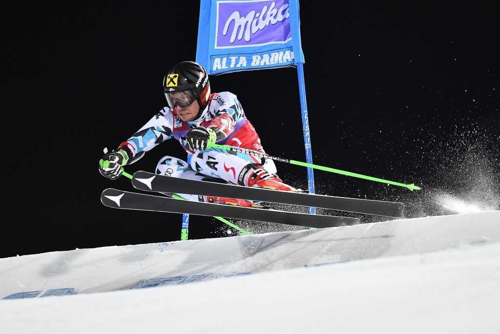 Overall World Cup leader Marcel Hirscher of Austria was eliminated in the first round ©Getty Images