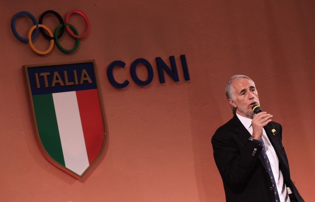 Giovanni Malagò claimed to "still feel the wounds" of the Rome 2024 withdrawal ©Getty Images