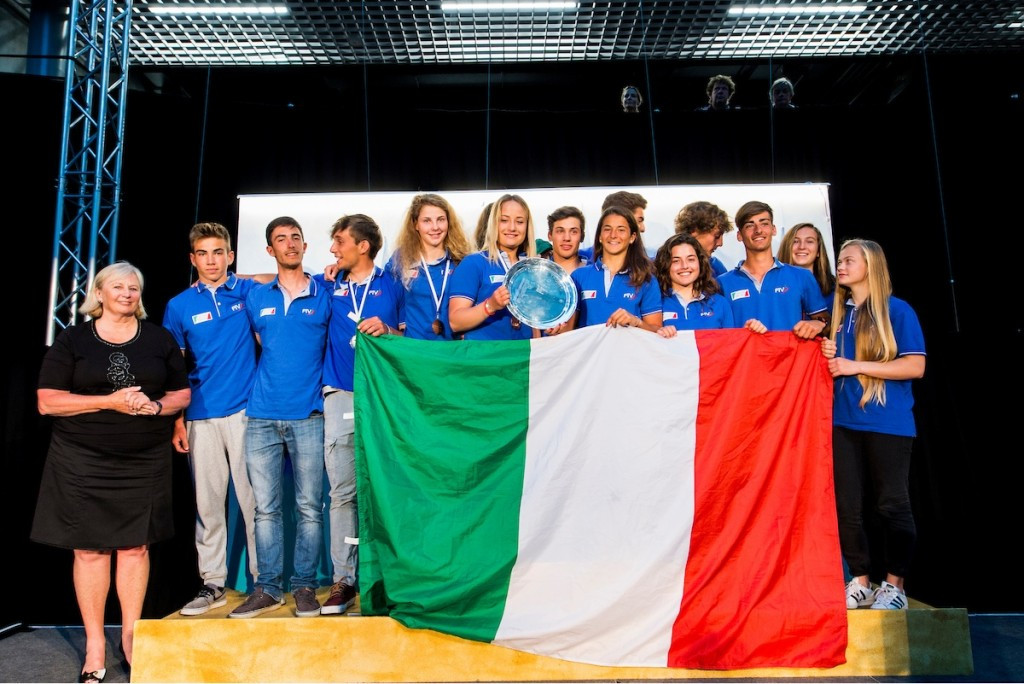 Italy won the Nations Trophy as the best-performing nation overall ©Pedro Martinez/Sailing Energy/World Sailing