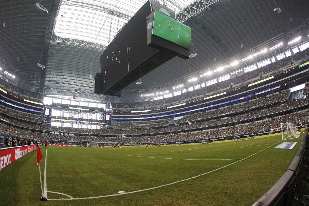 AT&T Stadium in Arlington is one of 14 venues set to be used for the 2017 Gold Cup in the United States ©Getty Images