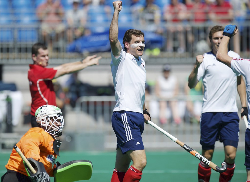 Alastair Brogdon's close-range finish helped Great Britain secure a tense 2-1 victory over Pakistan in their quarter-final