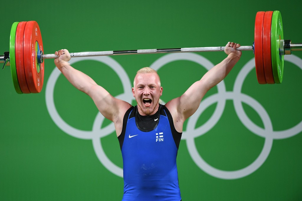 Milko Tokola was one of two Finnish weightlifters who competed at Rio 2016 ©Getty Images