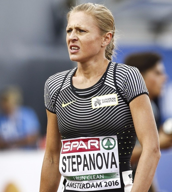 Vladimir Mokhnev, the former coach of Yuliya Stepanova (pictured), has been banned from athletics for 10 years ©Getty Images