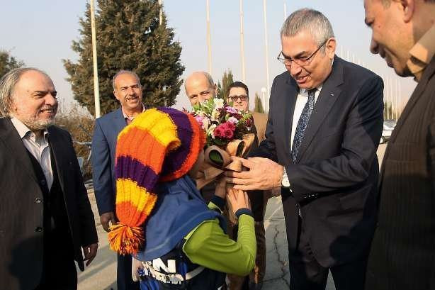 Uğur Erdener met with several dignitaries in Iran ©World Archery