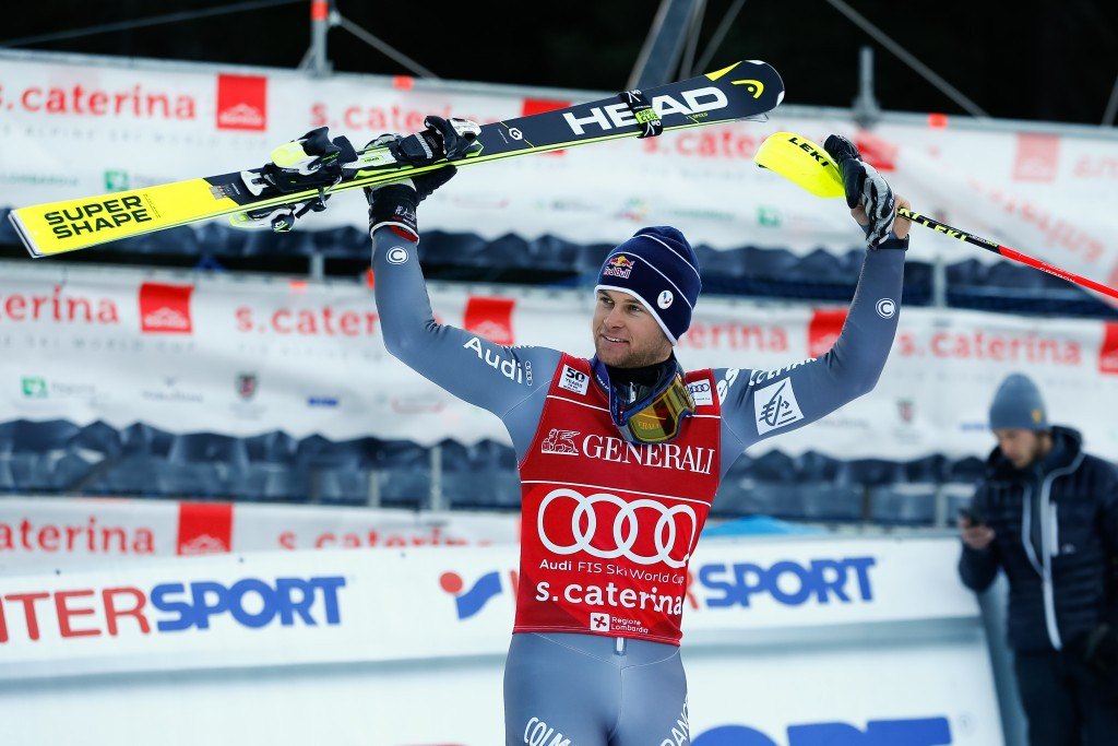 Pinturault claims French record-equaling FIS Alpine Skiing World Cup win in Santa Caterina