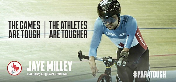 ara-cyclist Jaye Milley is featured in a television campaign ©Getty Images
