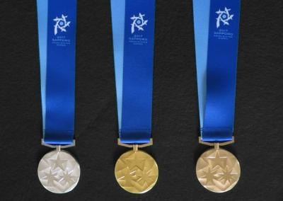Sapporo 2017 unveil official medals of the Games