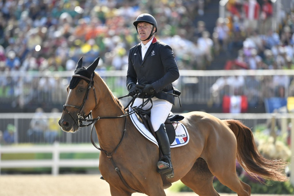 French Olympic champion wins 12-horse jump-off at FEI World Cup in Mechelen