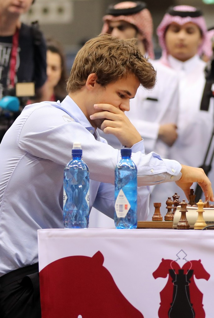 World champion Magnus Carlsen had to settle for the runners-up spot on this occasion ©Getty Images