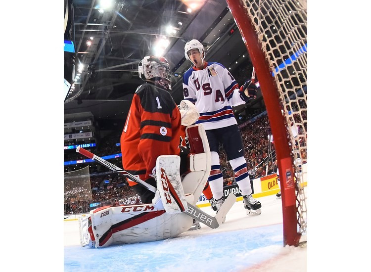 The United States defeated Canada 3-1 today at the IIHF World Junior Championships ©IIHF