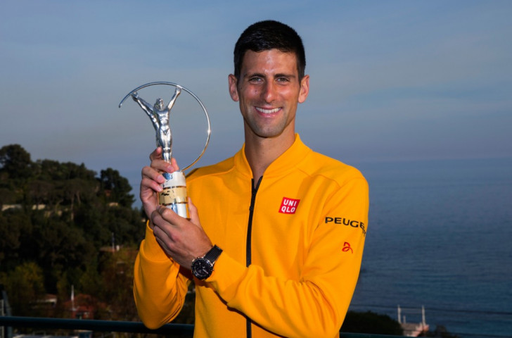 World number one tennis player Novak Djokovic claimed the Sportsman of the Year Award following another superb year for the Serbian star 