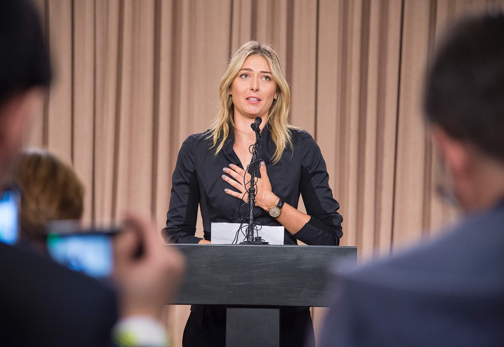 Russian tennis player Maria Sharapova was among dozens of top athletes to fail for meldonium after it was added to the World Anti-Doping Agency Prohibited List for 2016 ©Getty Images