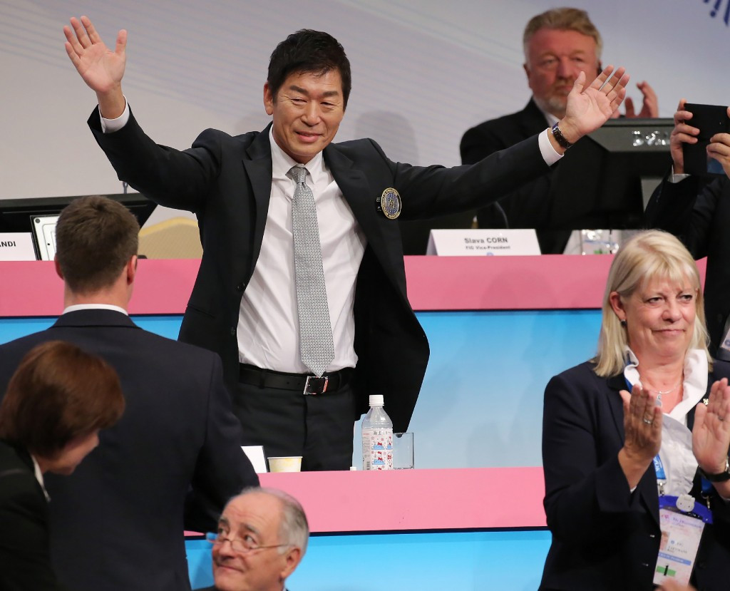 Morinari Watanabe was elected back in October when he comprehensively beat Georges Guelzec ©Getty Images