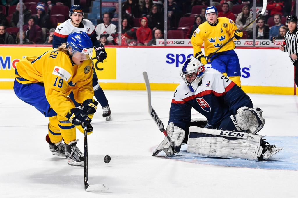 Sweden maintained their unbeaten record with an 8-3 win over Slovakia ©Getty Images