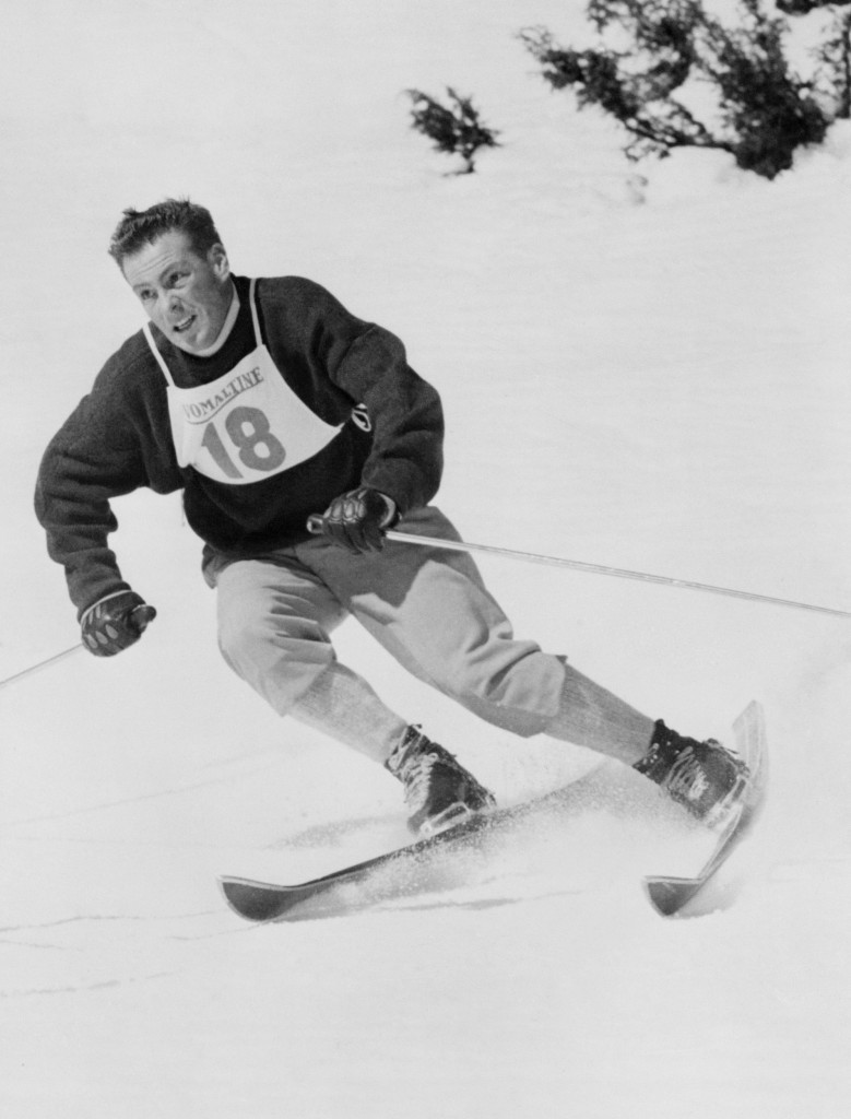 Jean Vuarnet won an Olympic gold medal in the downhill event at Squaw Valley 1960 ©Getty Images