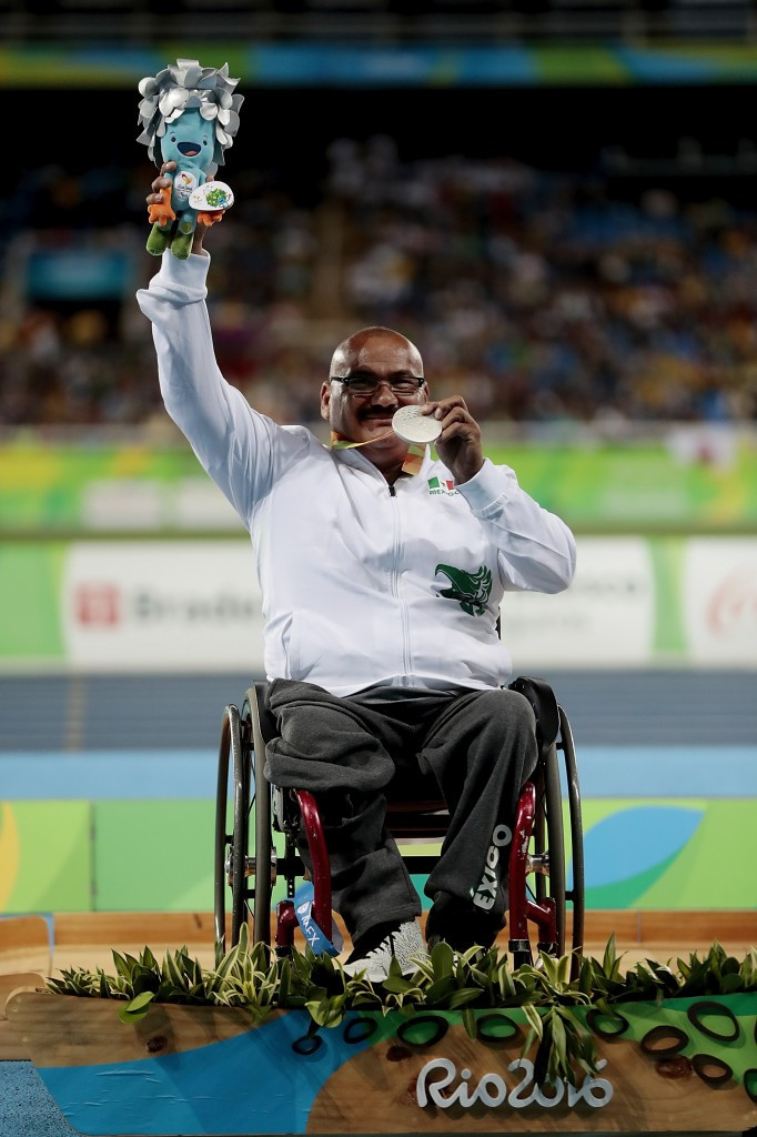Luis Alberto Zepeda Félix won one of Mexico's 15 Paralympic medals at Rio 2016, taking silver in the men's javelin throw F53/54 event in the Brazilian city ©Getty Images