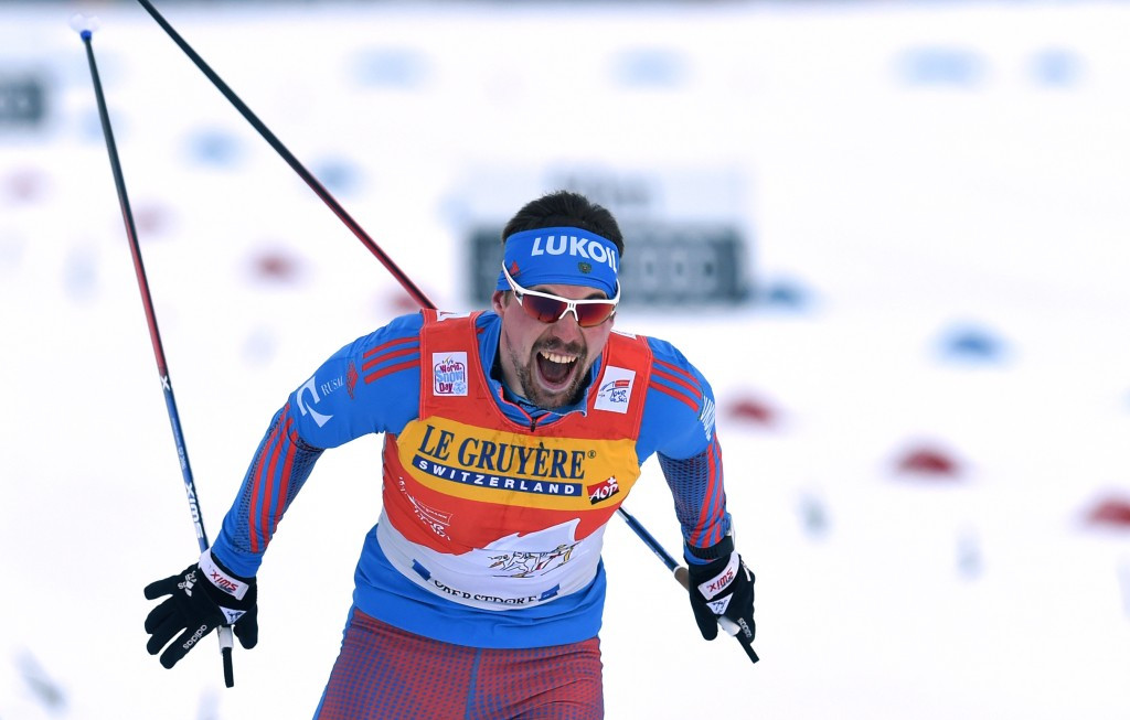 Sergey Ustiugov of Russia prevailed again to maintain his advantage at the summit of the men's standings ©Getty Images