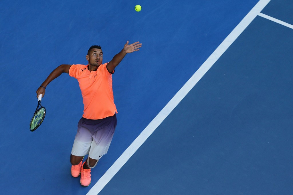 Nick Kyrgios won his men's singles match but could not prevent Australia from falling to a second defeat ©Getty Images