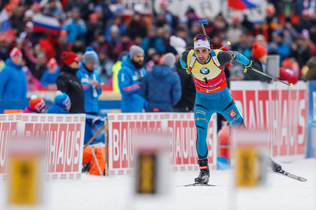 Martin Fourcade will aim to continue his dominant start to the season in Oberhof ©Getty Images