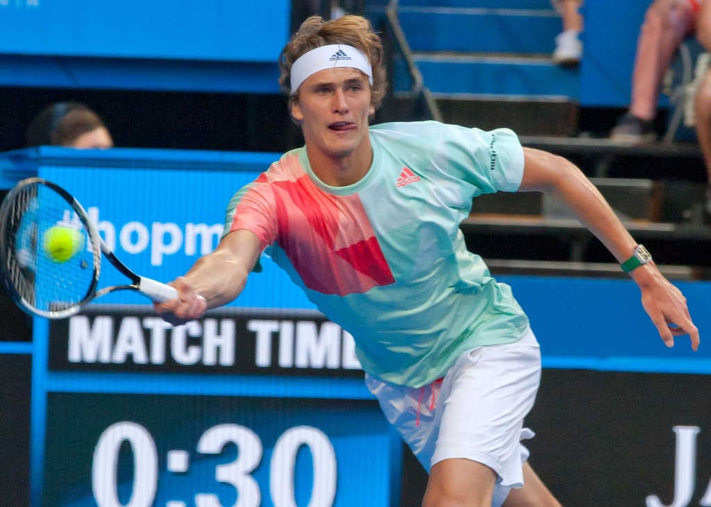 Alexander Zverev produced an inspired display to overcome Swiss great Roger Federer ©Getty Images
