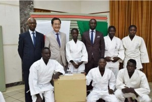 Japan made a similar donation to Senegal last year ©AJJF